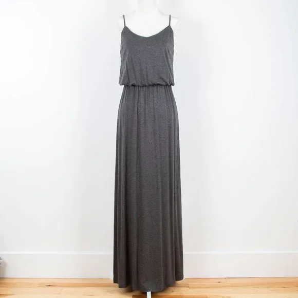 GAP | Dresses | Like New The Gap Gray Knit Maxi Dress | Poshmark